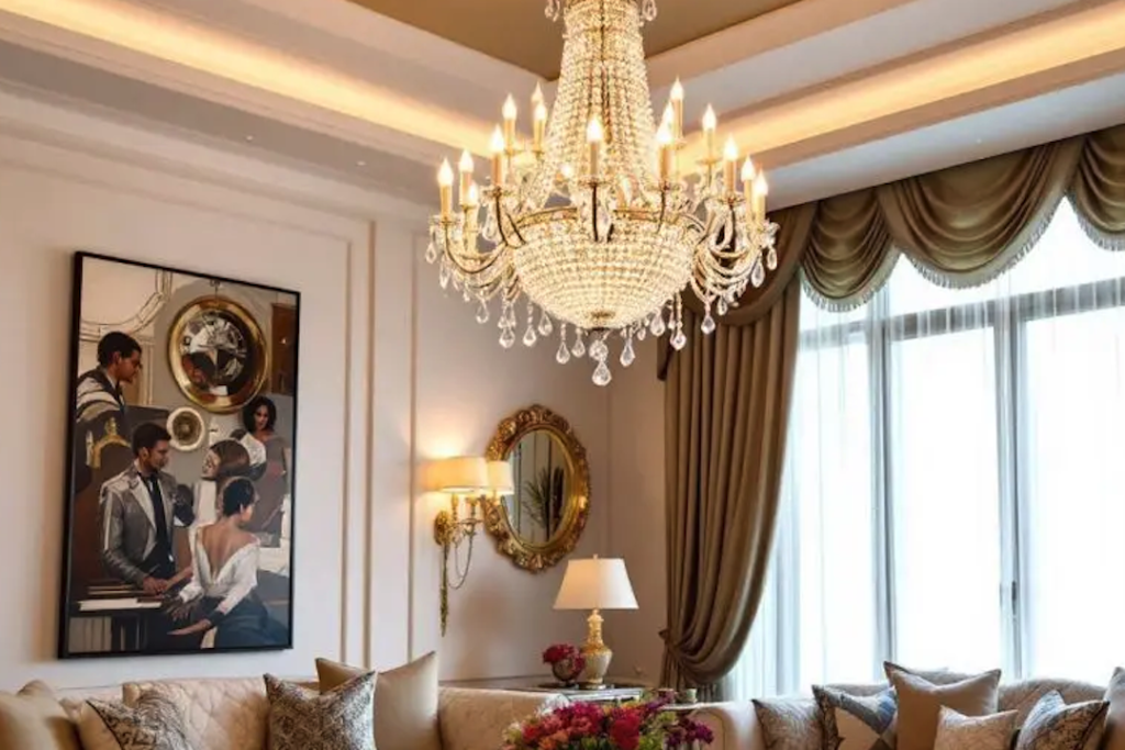 Shine a Light on Style: Exploring the Elegance of High Ceiling Chandeliers Shine a Light on Style: Exploring the Elegance of High Ceiling Chandeliers